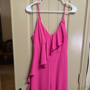 DO+BE Pink Ruffled Jumpsuit